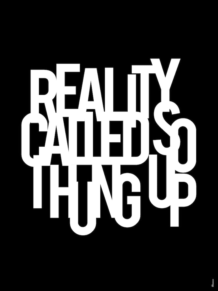Realität Schwarz