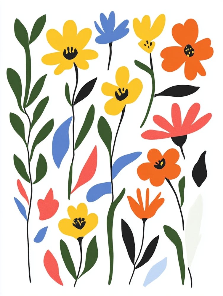 Watercolor Flowers 1