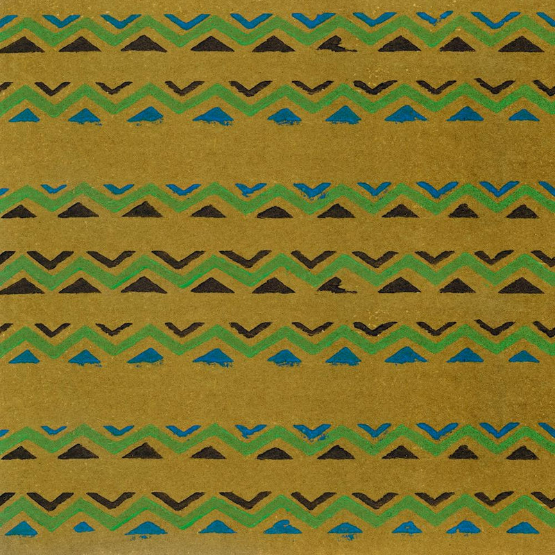 Vintage Ukiyo-e Woodblock Print Of Japanese Textile, Shima Shima, Furuya Korin (83)