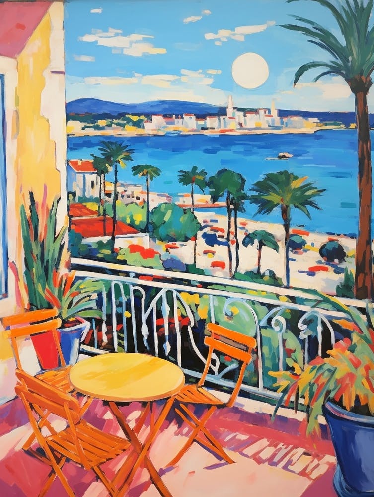 Cannes France 1 Fauvist Painting