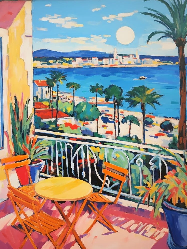 Cannes France 1 Fauvist Painting