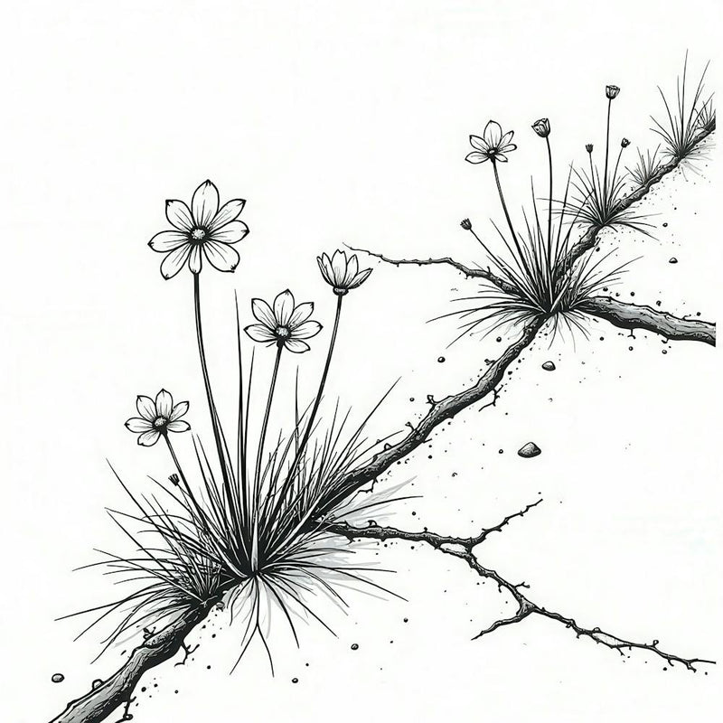 Flowers In The Cracks