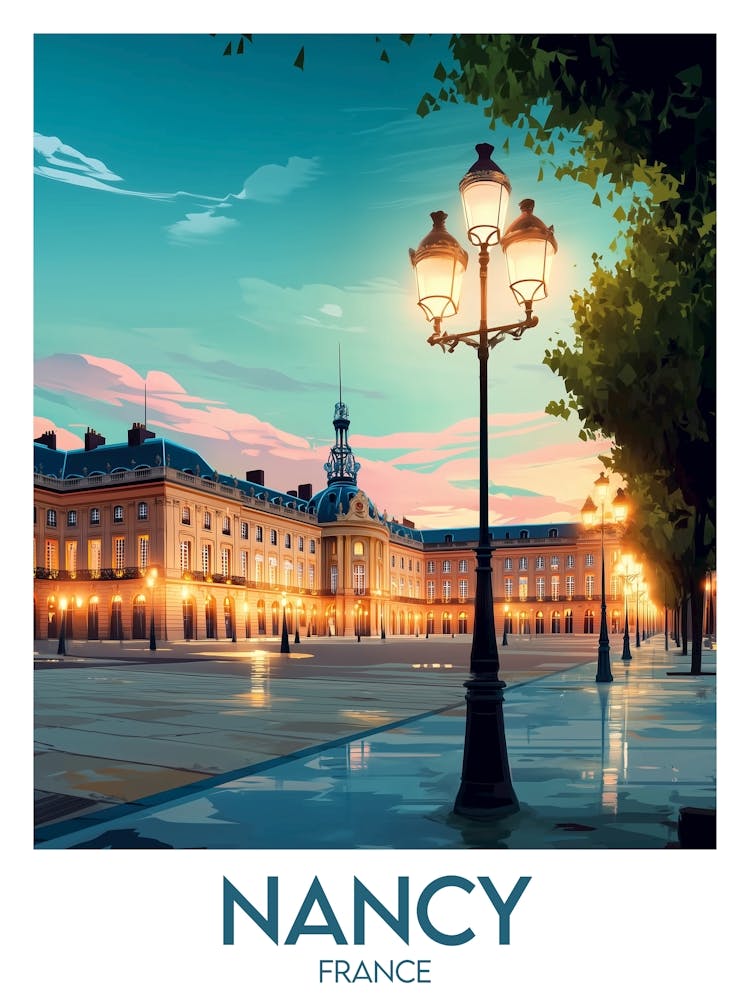 Affiche de voyage Nancy