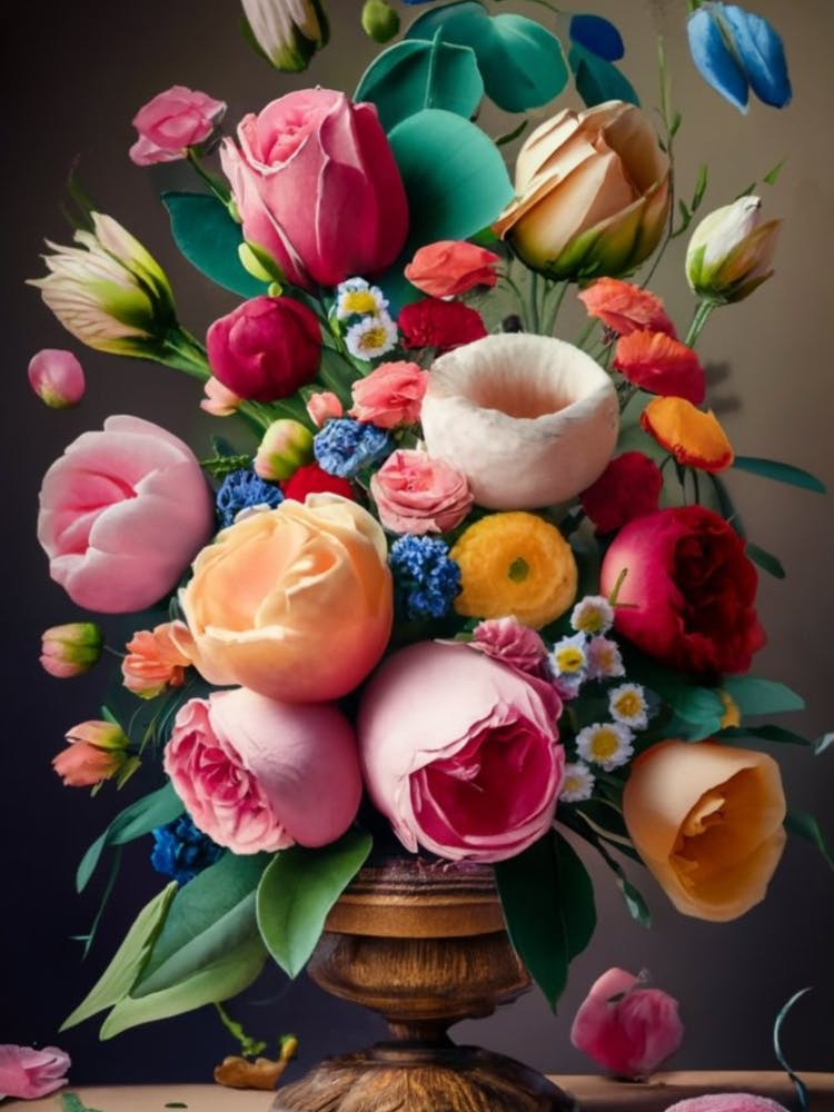 Blumen in einer Vase 14