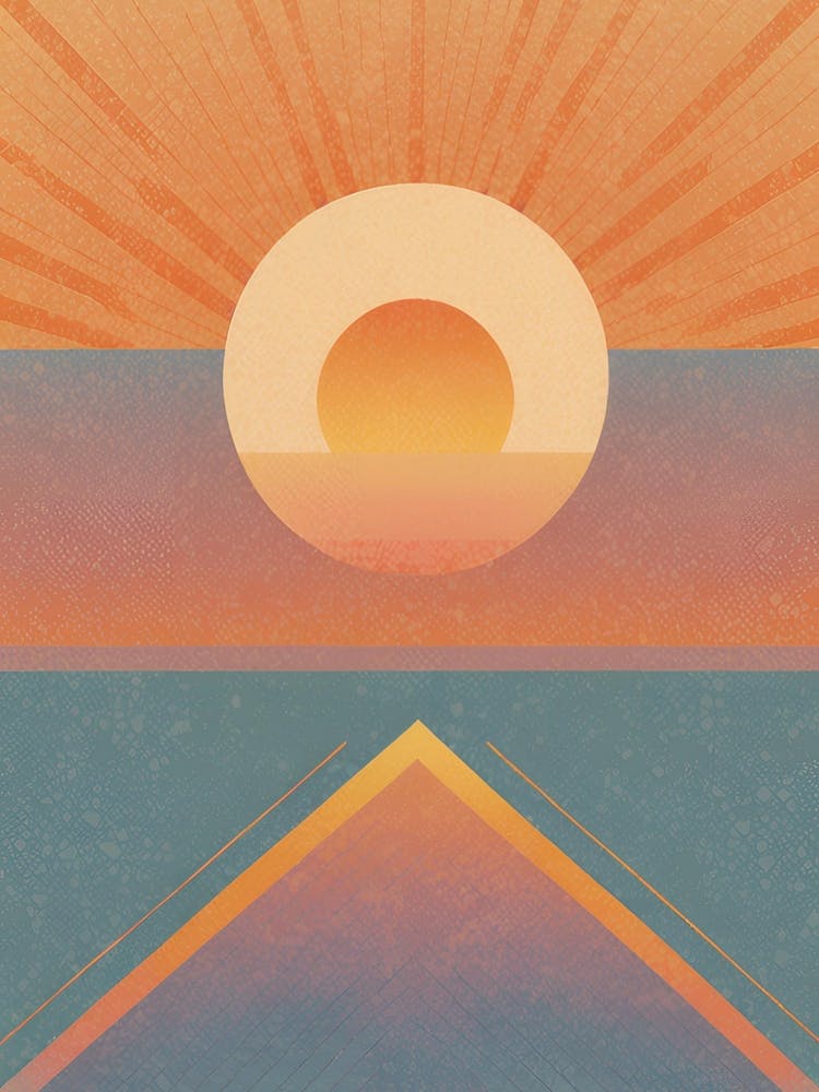 Sunset Over The Ocean 25