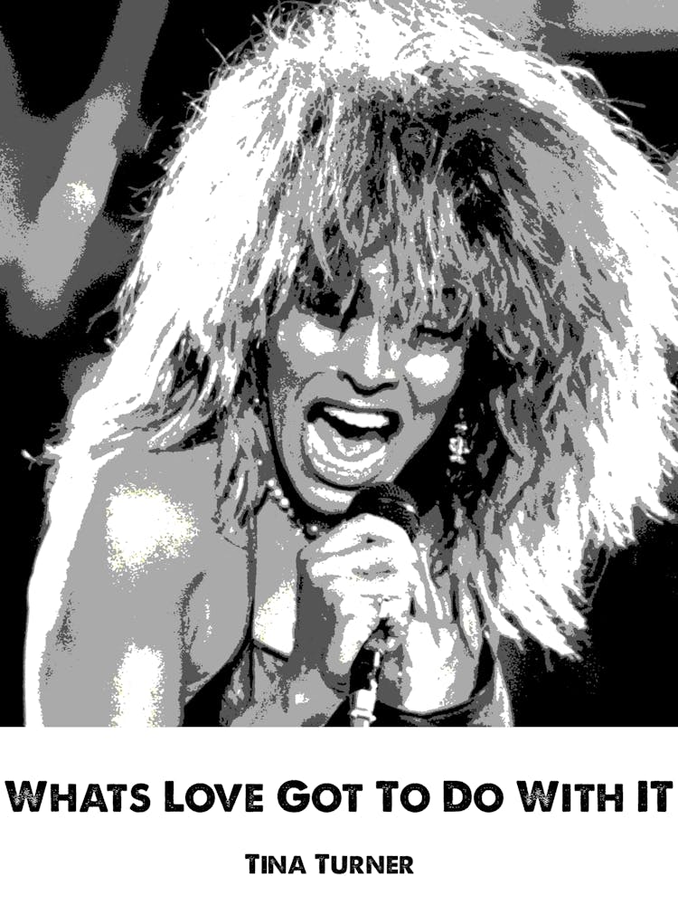 What's Love Got to do With IT? Tina Turner Art Wall Print