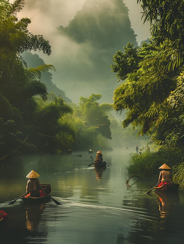 People On A River