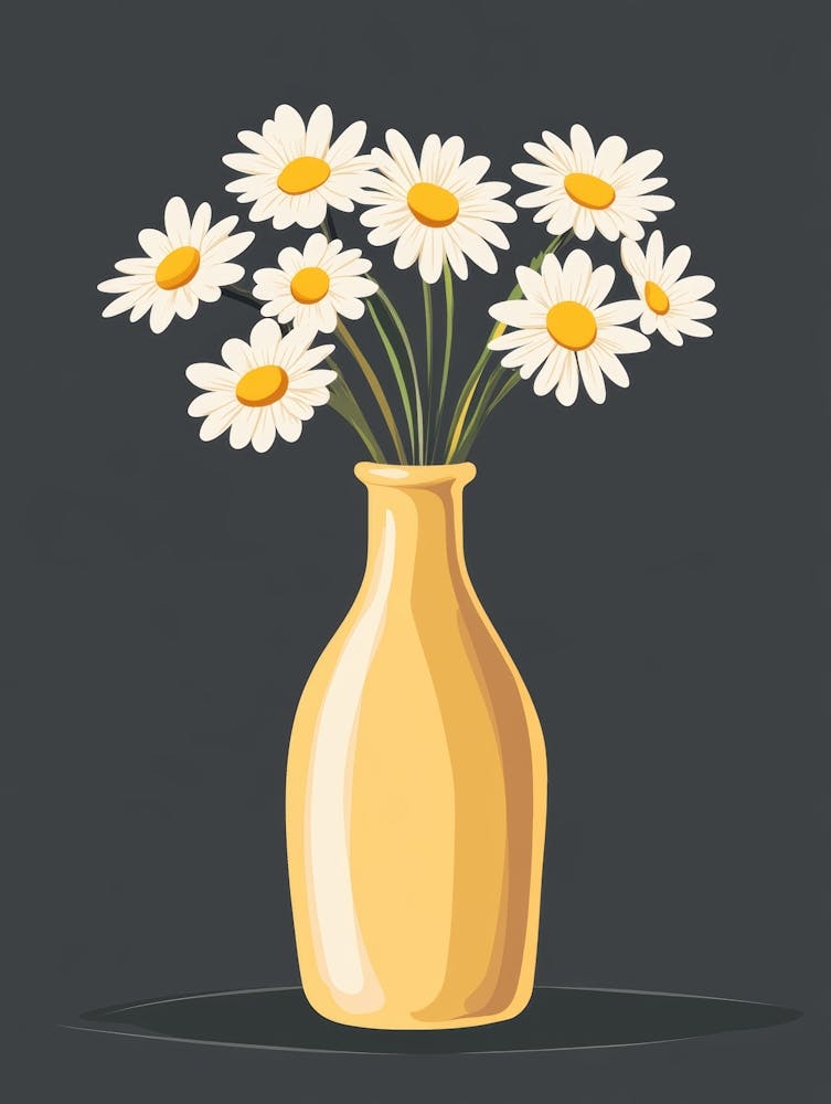Daisies In A Vase 28