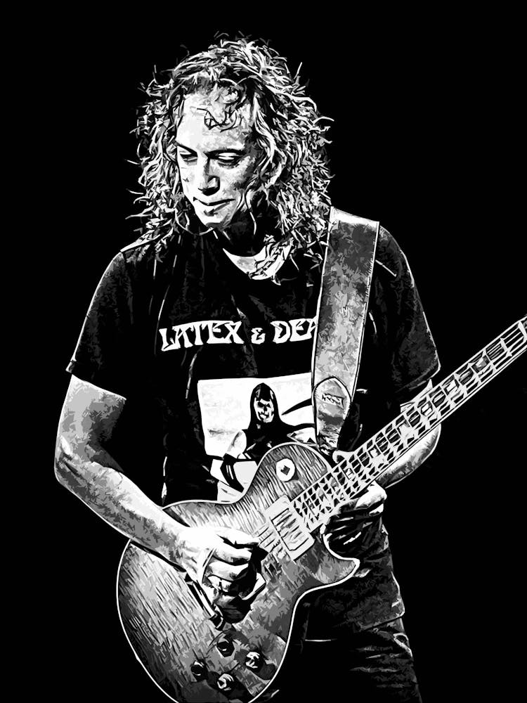 Kirk Hammett metallica band music 7