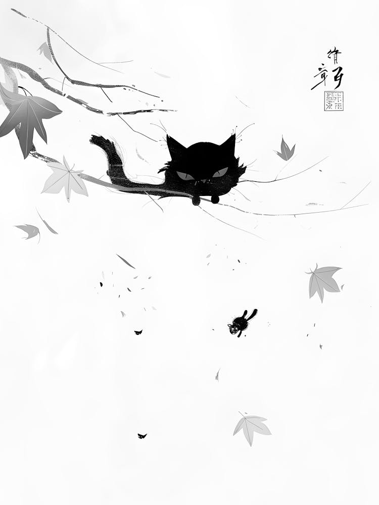 Cat In The Tree