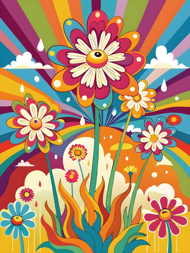 Psychedelic Flowers 1