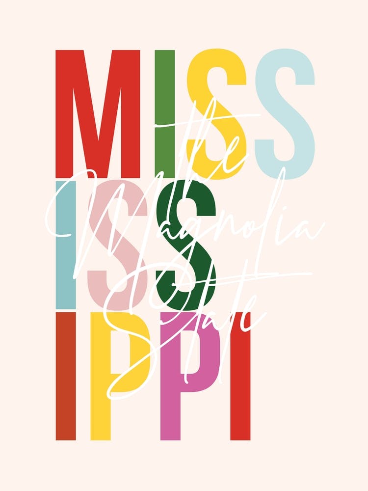 Mississippi The Magnolia State Color