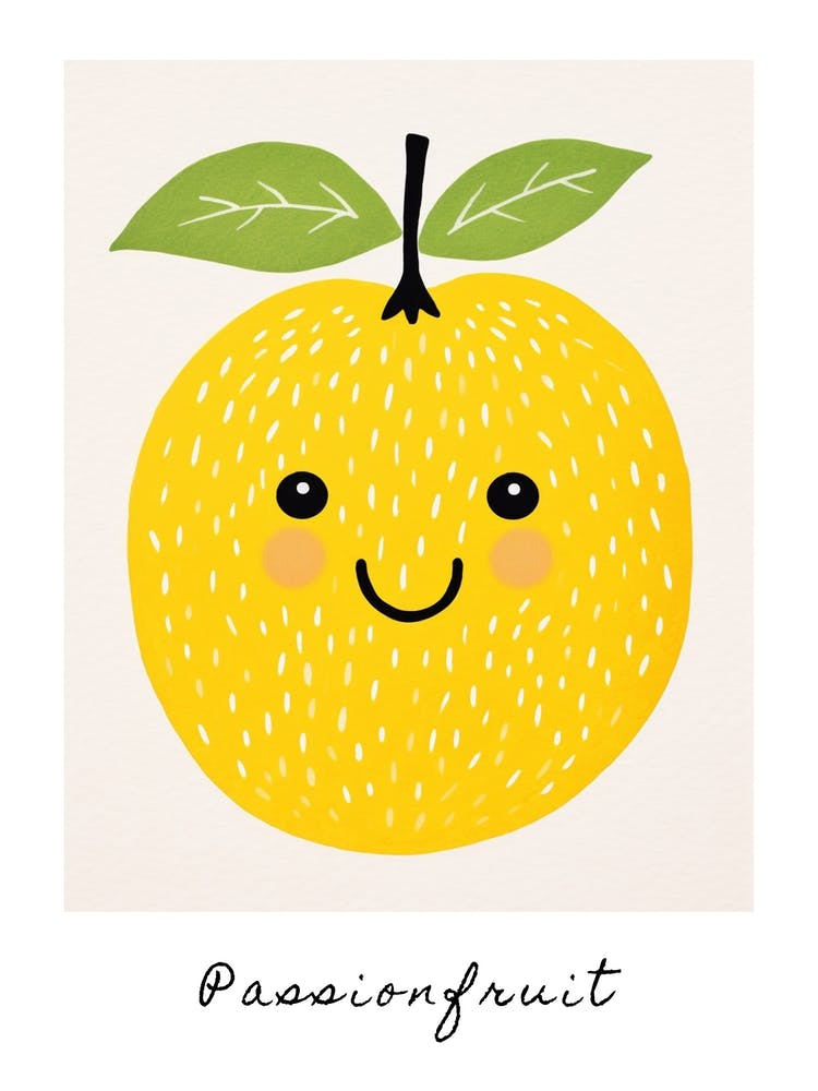 Friendly Kids Passionfruit Poster