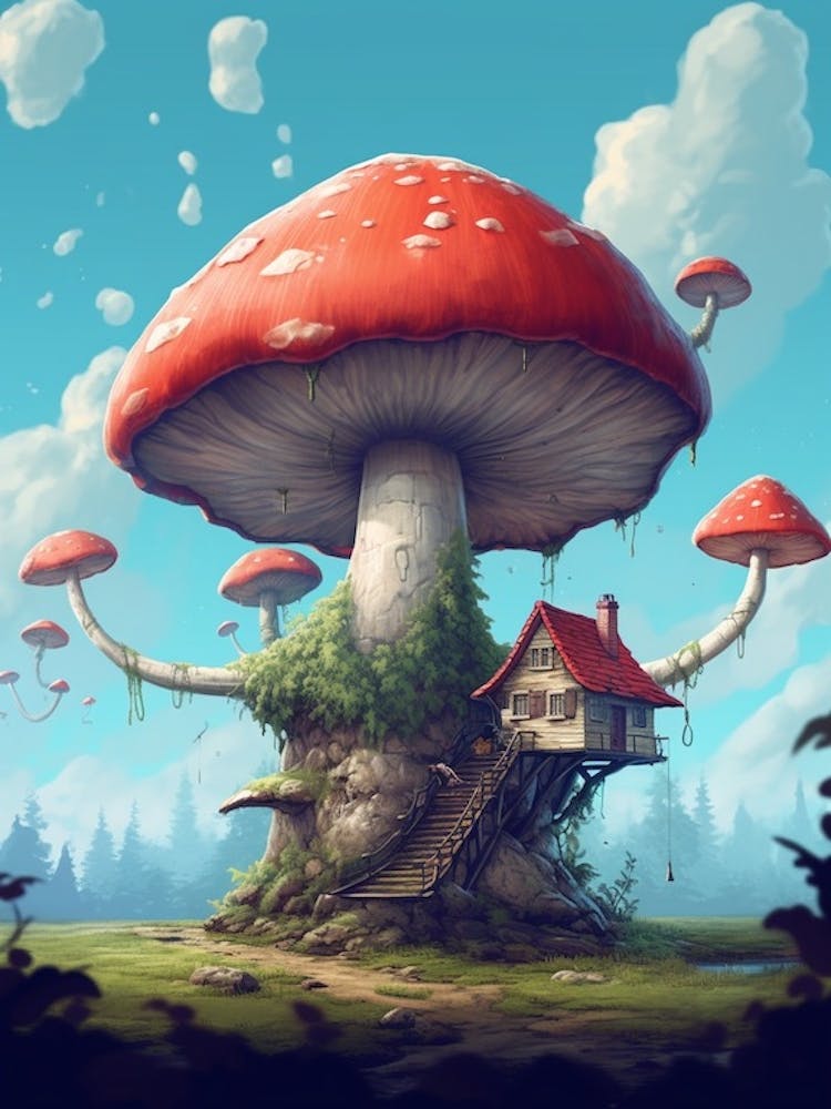 Storybook Mushroom 2