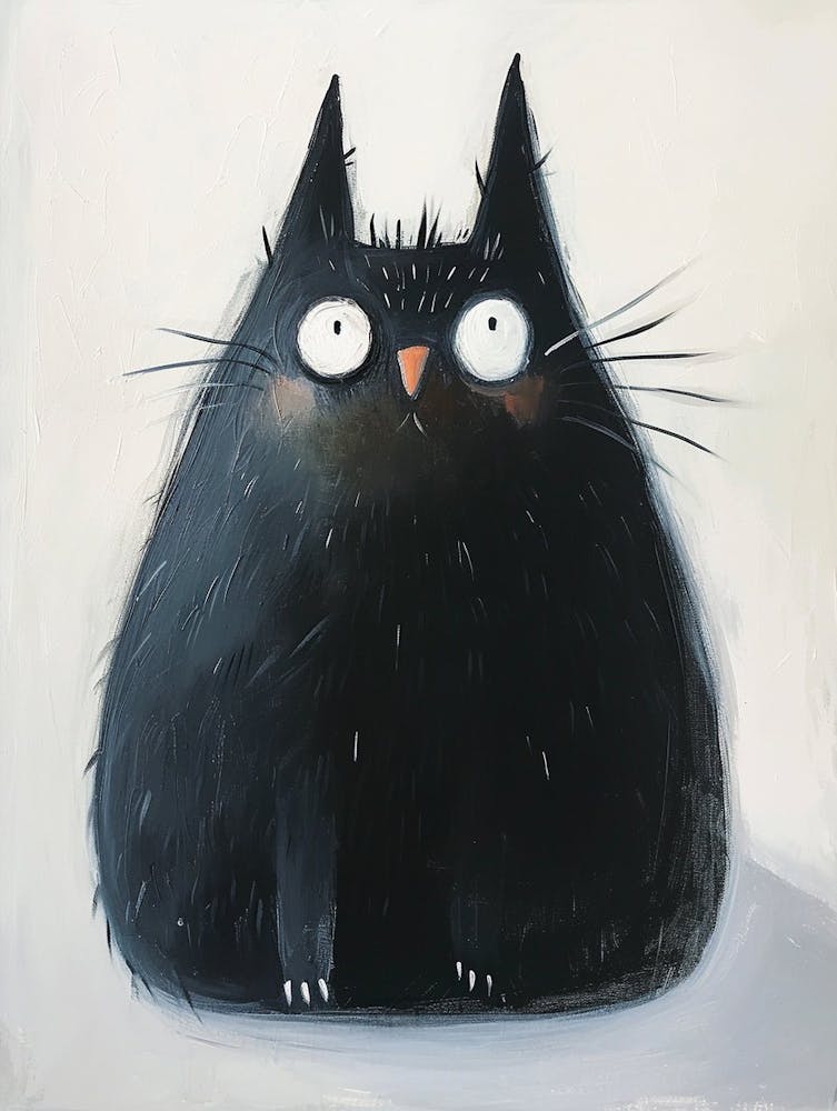 Munchkin Cat Painting 3