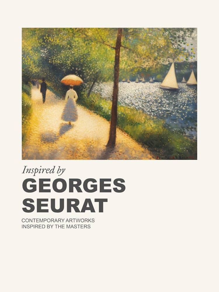 Museum Poster Inspired By Georges Seurat 2