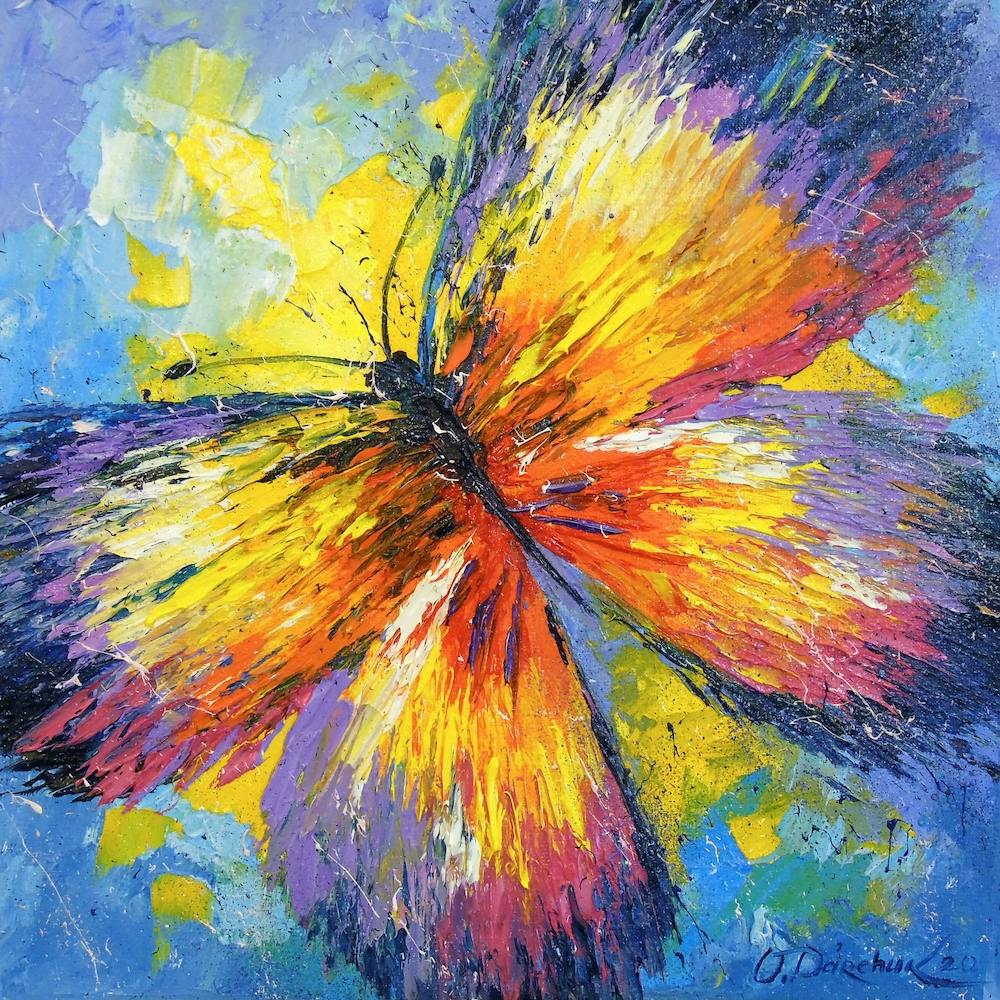 Butterfly in flight