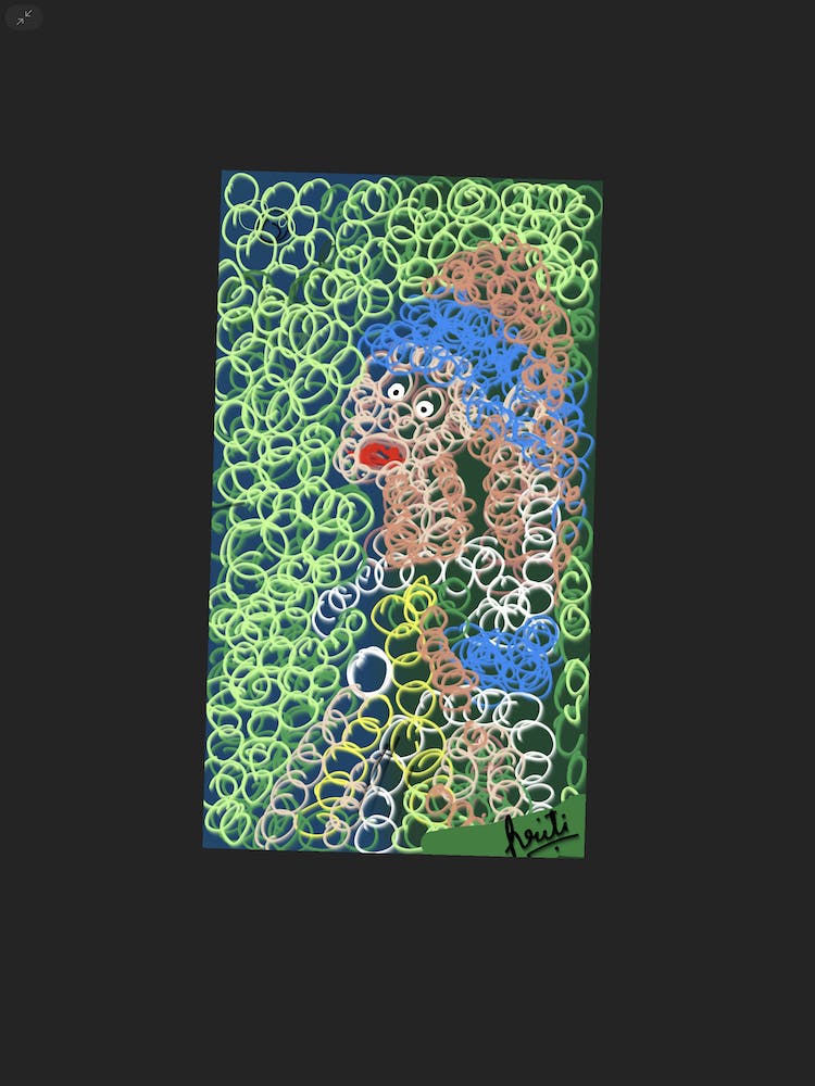 Digital ring potrait