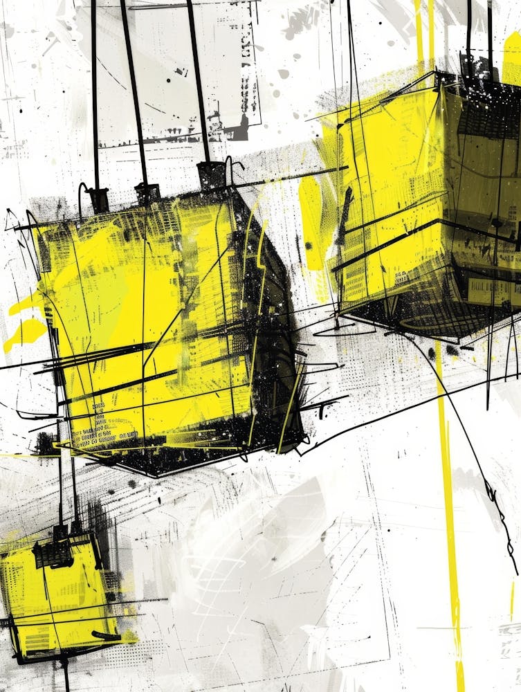 Yellow Cranes