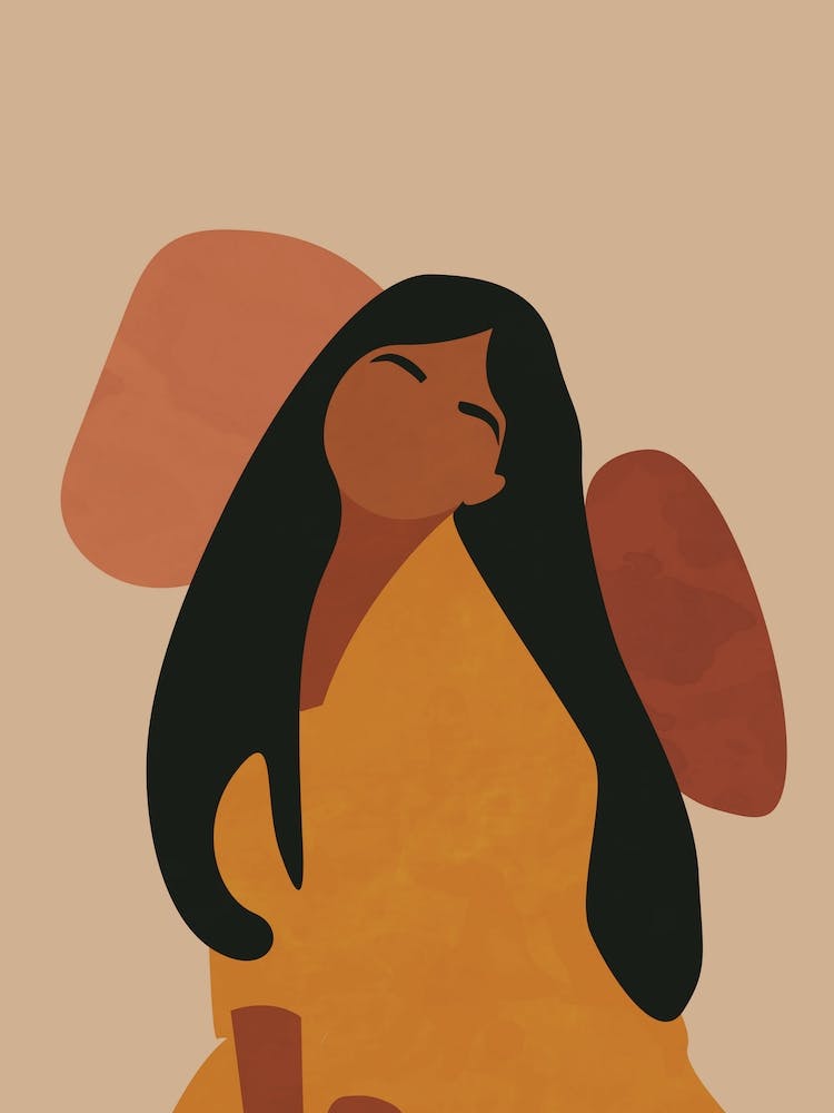 Abstract Woman Modern Minimalist