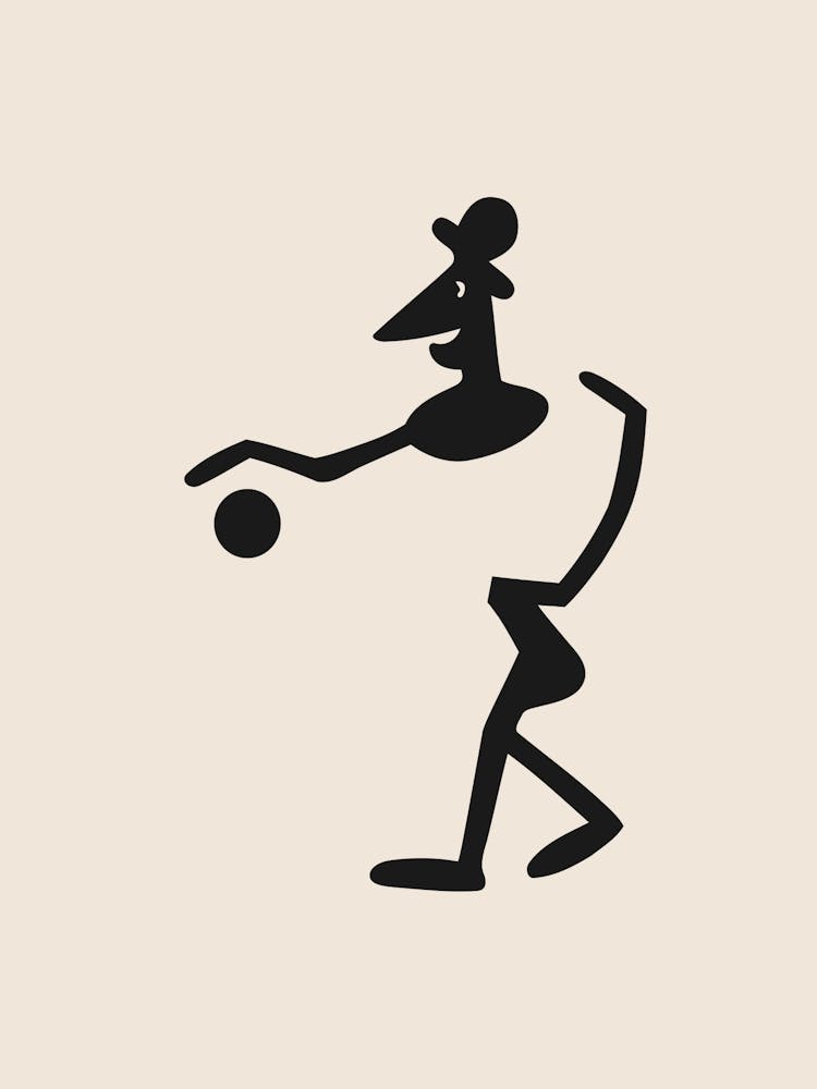 The Hat And Ball Player
