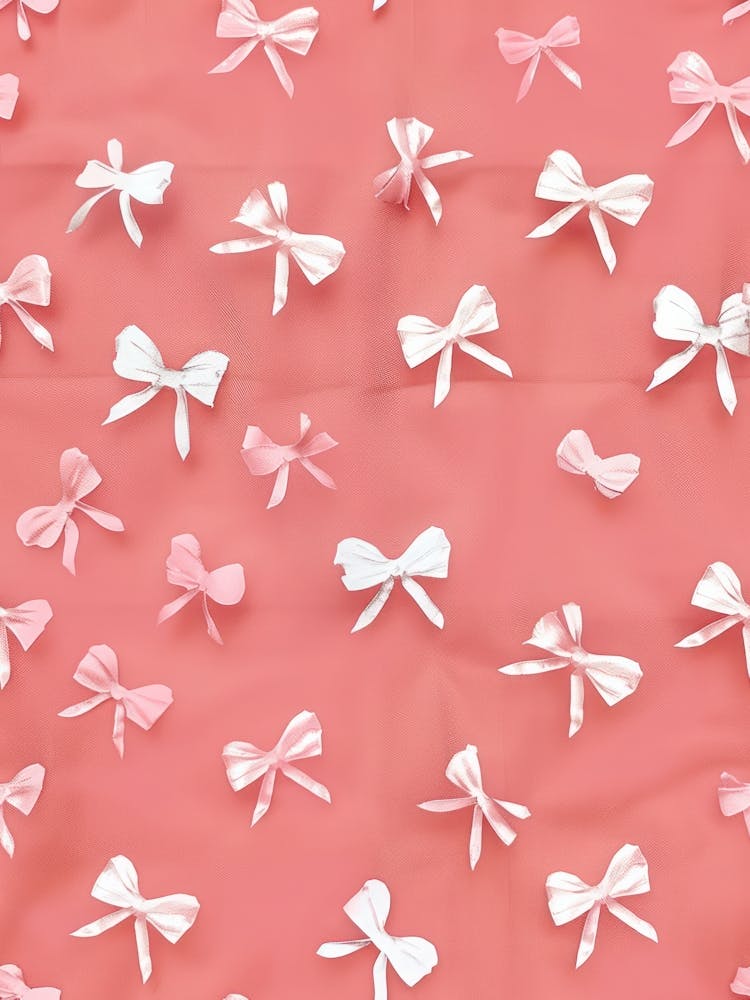 Pastel Pink Bows 4 Pattern