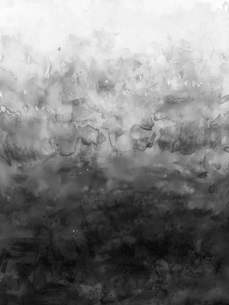 Abstract Black And White Painting 71