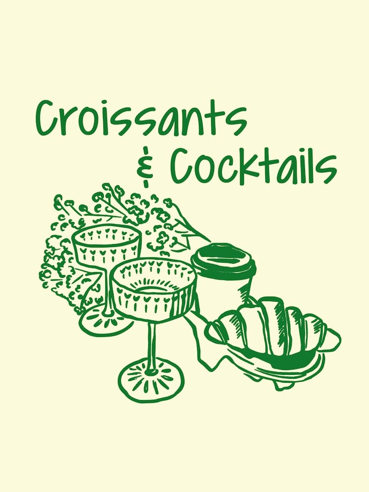 Boho Food 15 Croissants And Cocktails