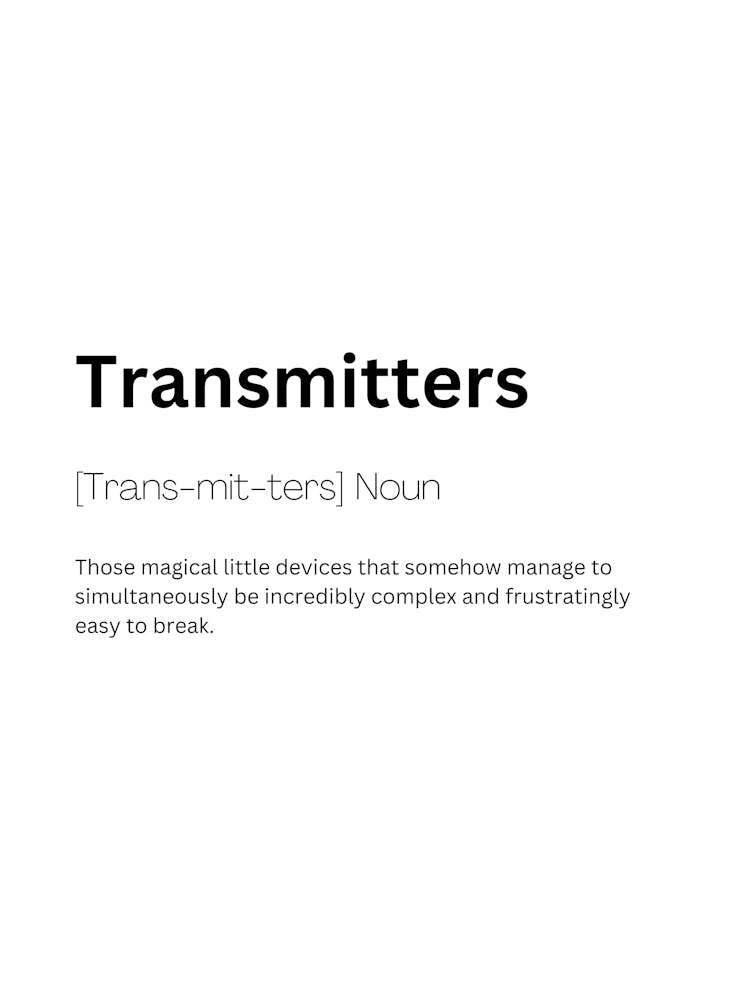 Transmitters Definition Meaning