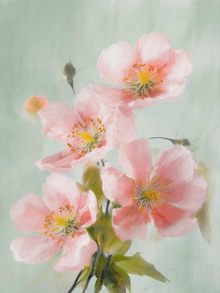 Apfelblüten Acryl-Pastellfarben 3