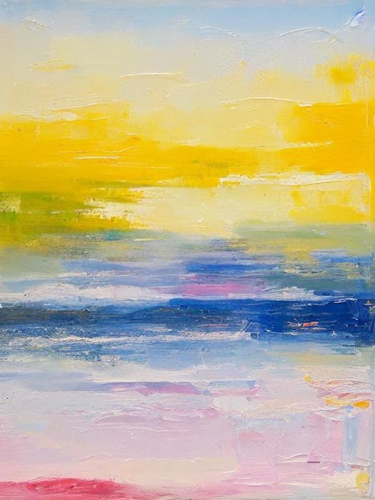 Cala Llombards, Mallorca, Spain Bright Abstract