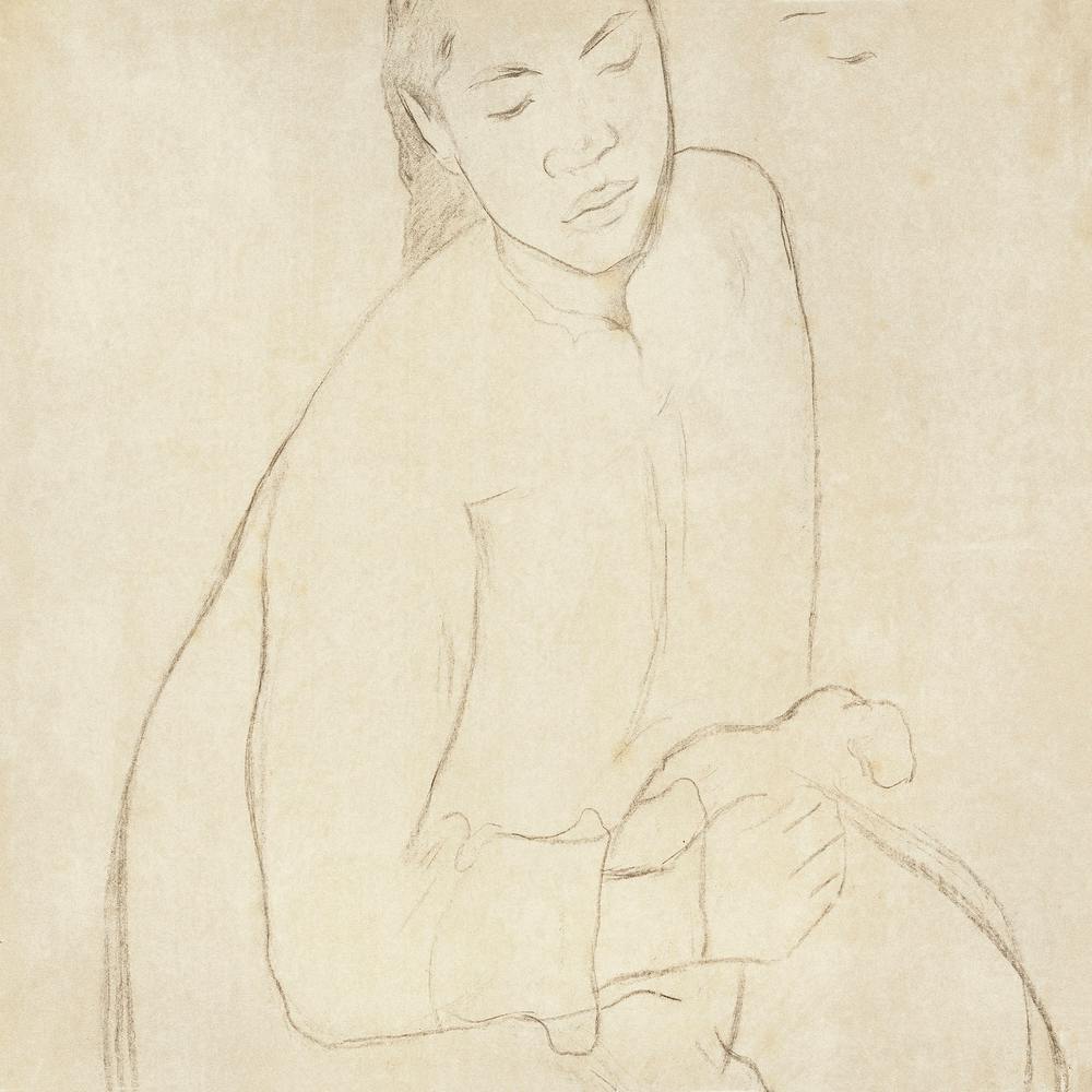Seated Tahitian Woman, Paul Gauguin