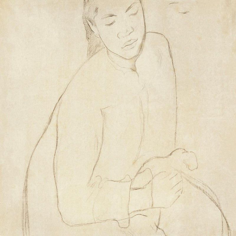 Seated Tahitian Woman, Paul Gauguin