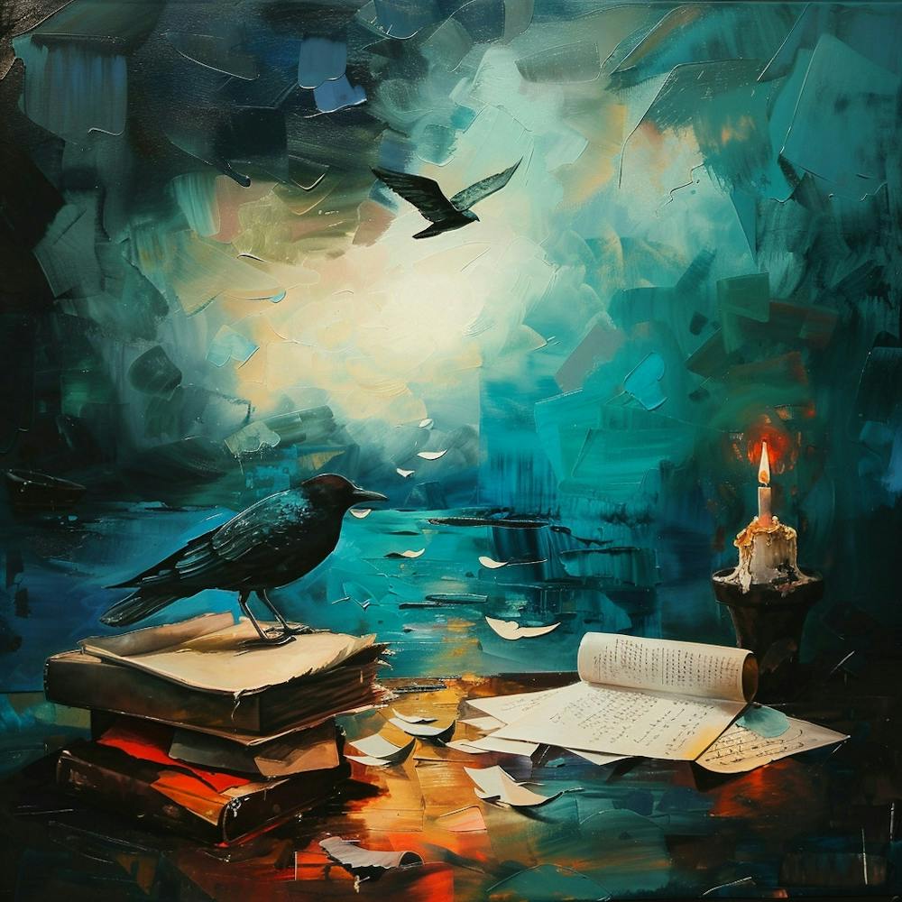 Crow And Book