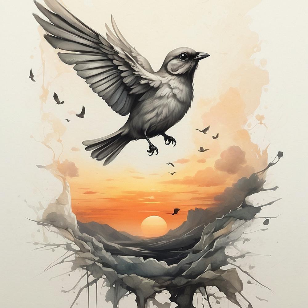 Bird In Flight