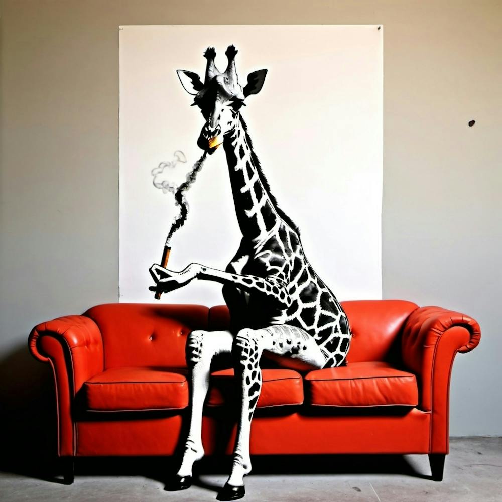 sophisticated gentleman giraffe
