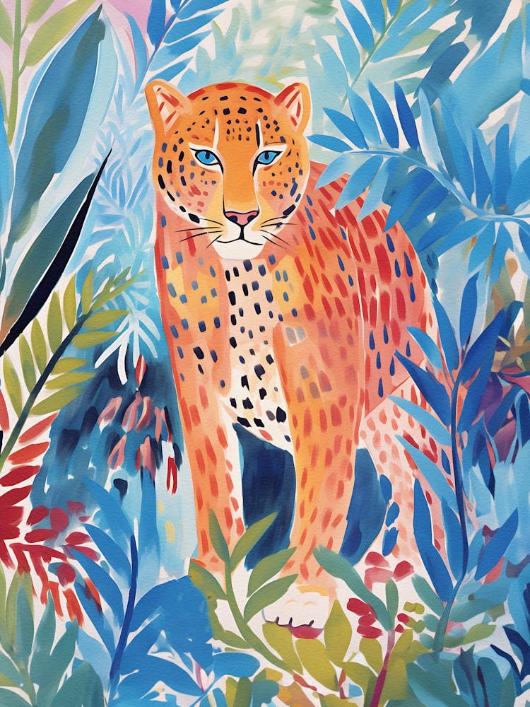 Jaguar Watercolor Painting