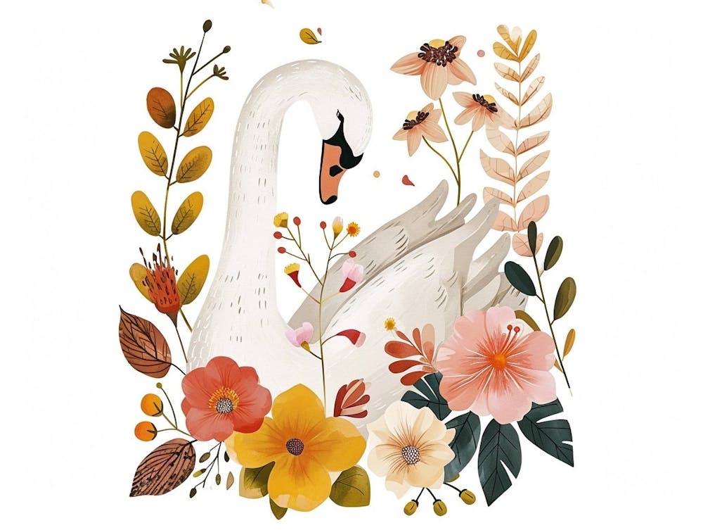 Little Floral Swan 3