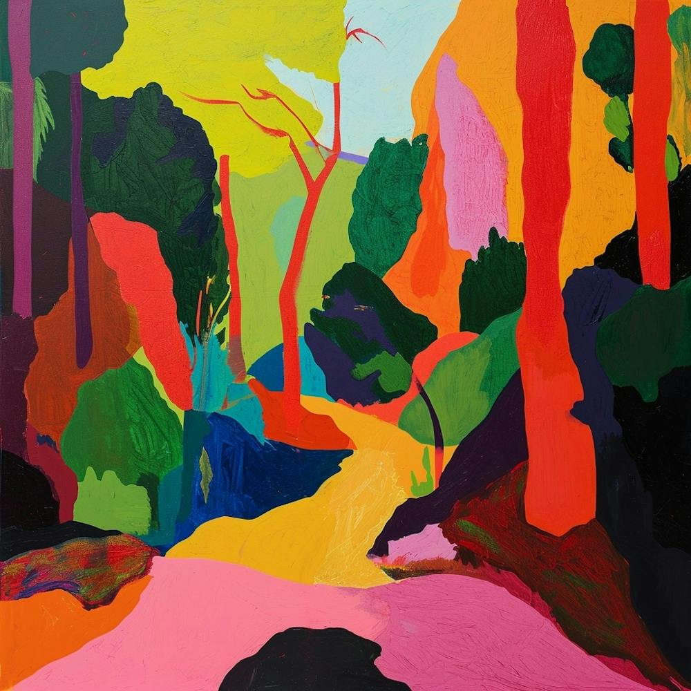 Colourful Abstract Chitwan National Park Nepal 3