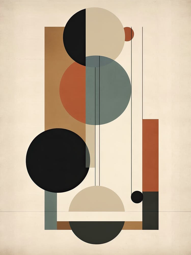 Wanderlust Whispers; Boho Mid Century Echoes