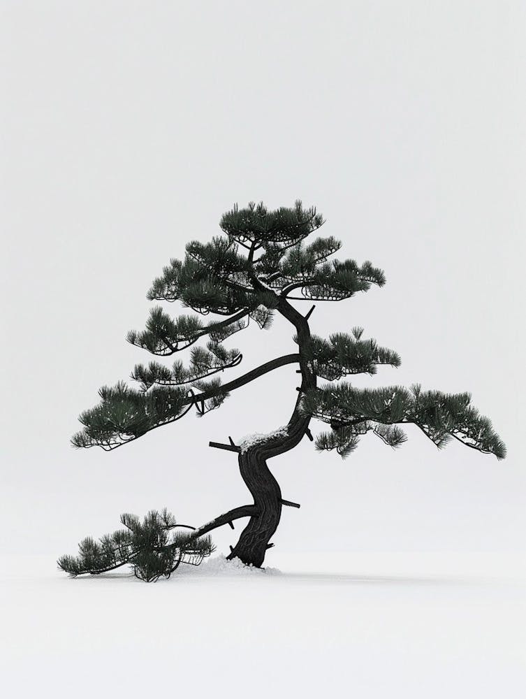 Pine Tree Pixel Illustration 1