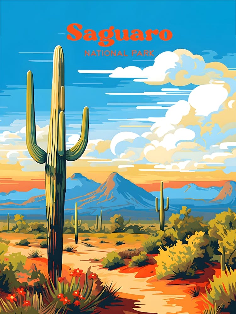 Saguaro National Park 1 Travel Poster 3 4 Resize