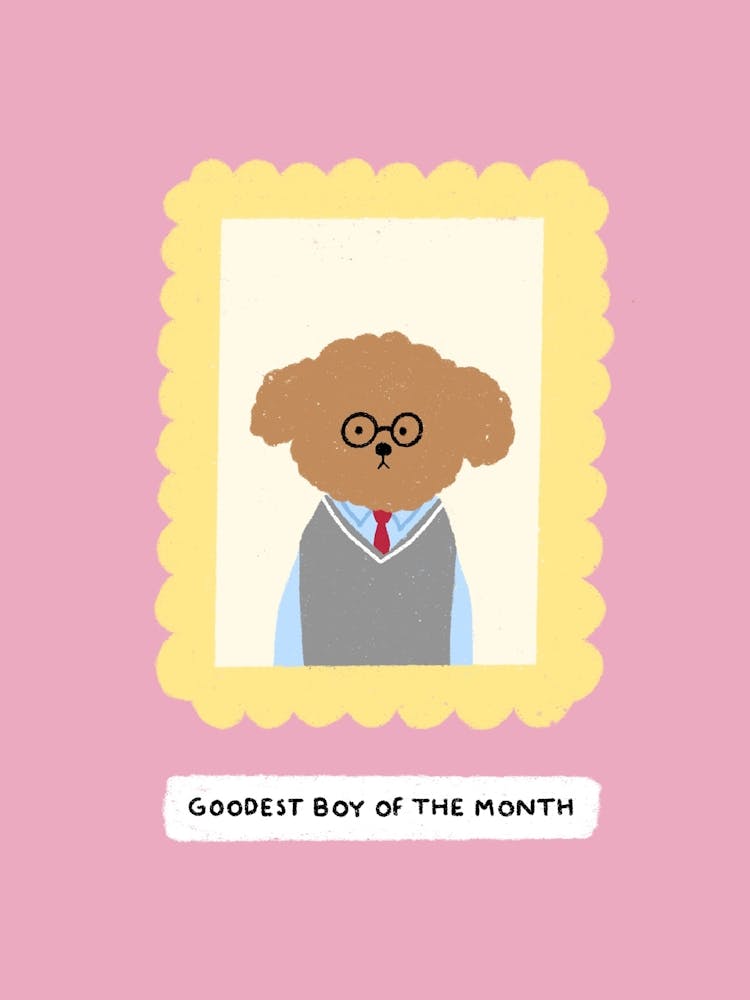 Goodest Boy of the Month Dog