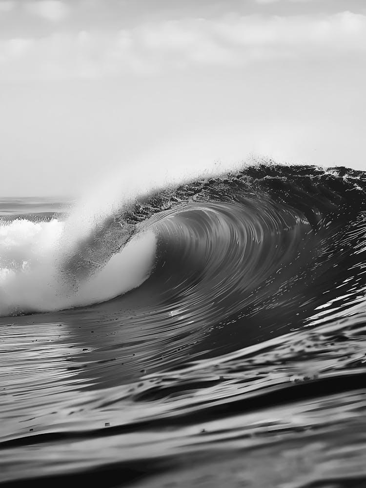 Black And White Wave 2
