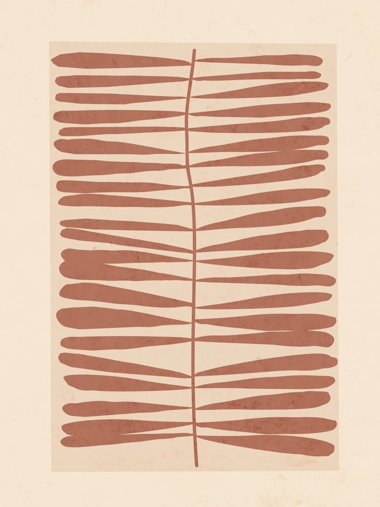 Tropical Leaves Brown