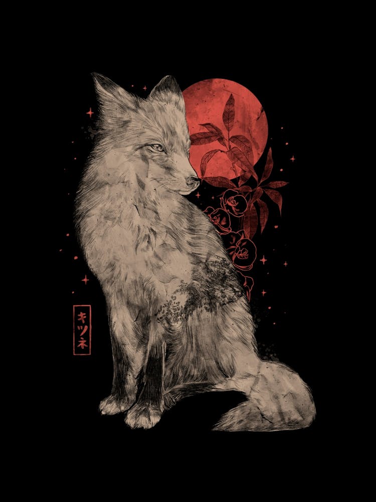 Bloomy Fox Cute Wild Beauty 1