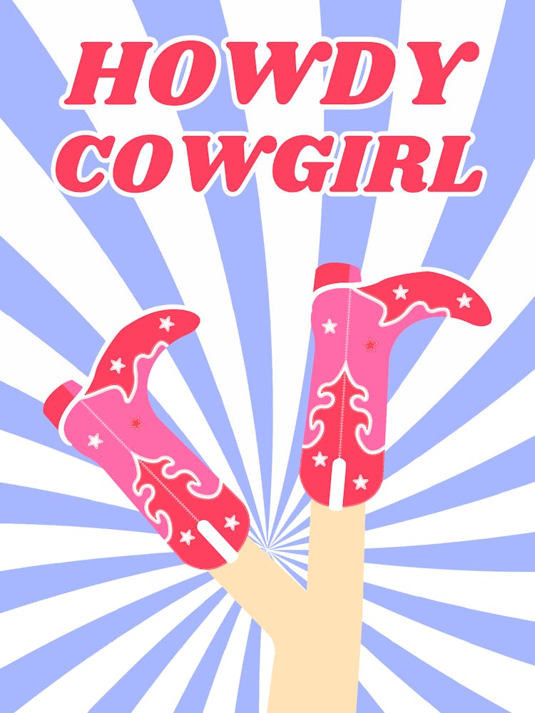 Howdy Cowgirl Pink