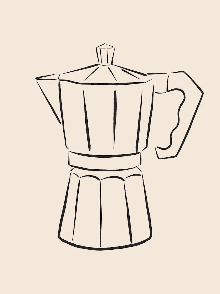 Espresso Moka Pot - Black