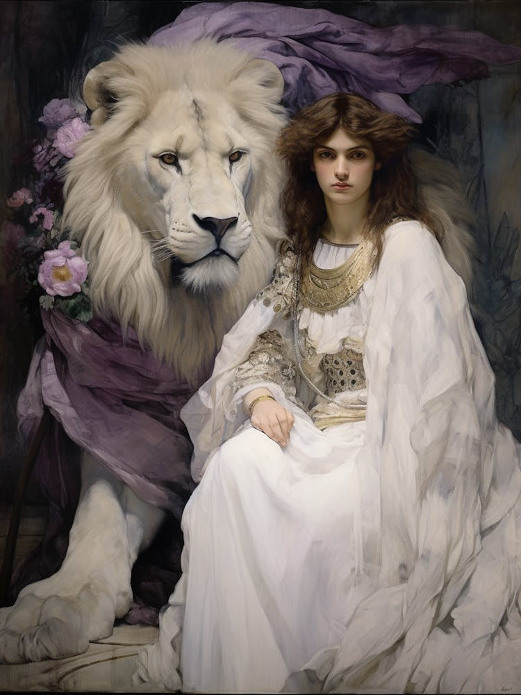 Aphrodite And Lion