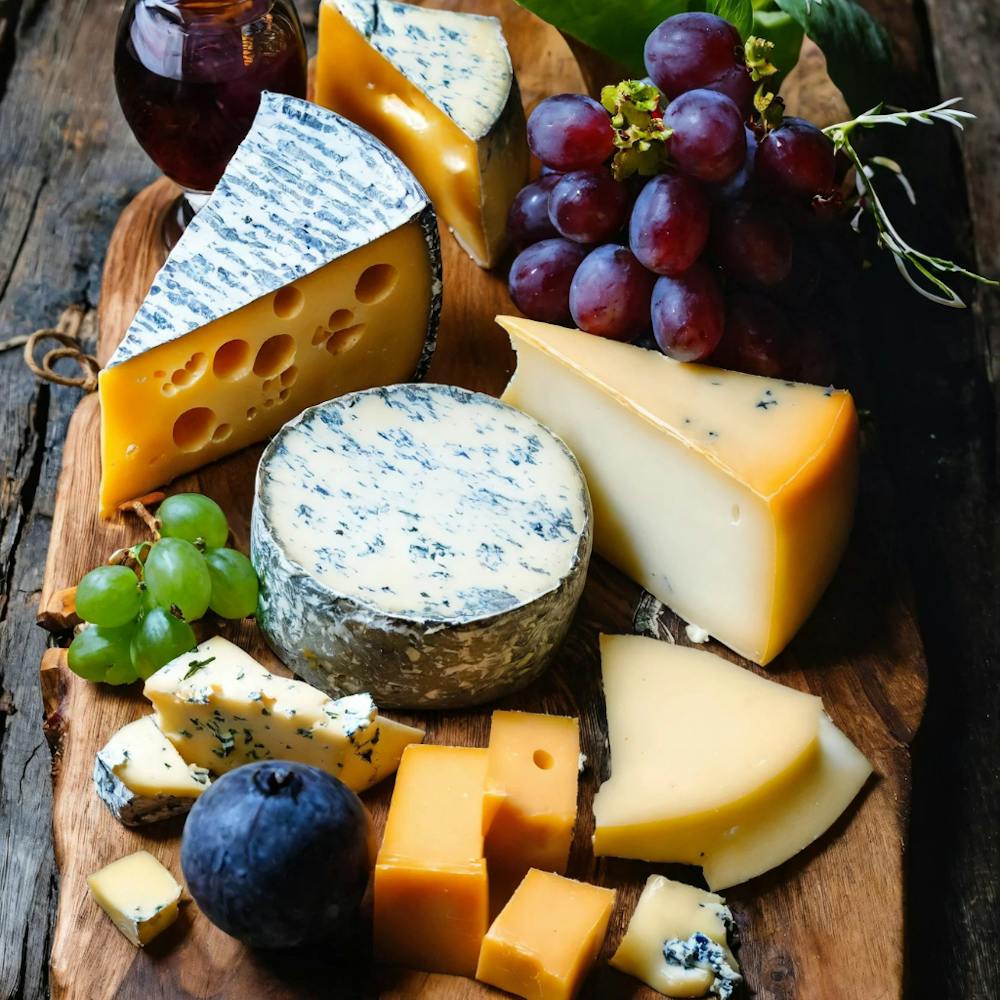 Cheese And Grapes